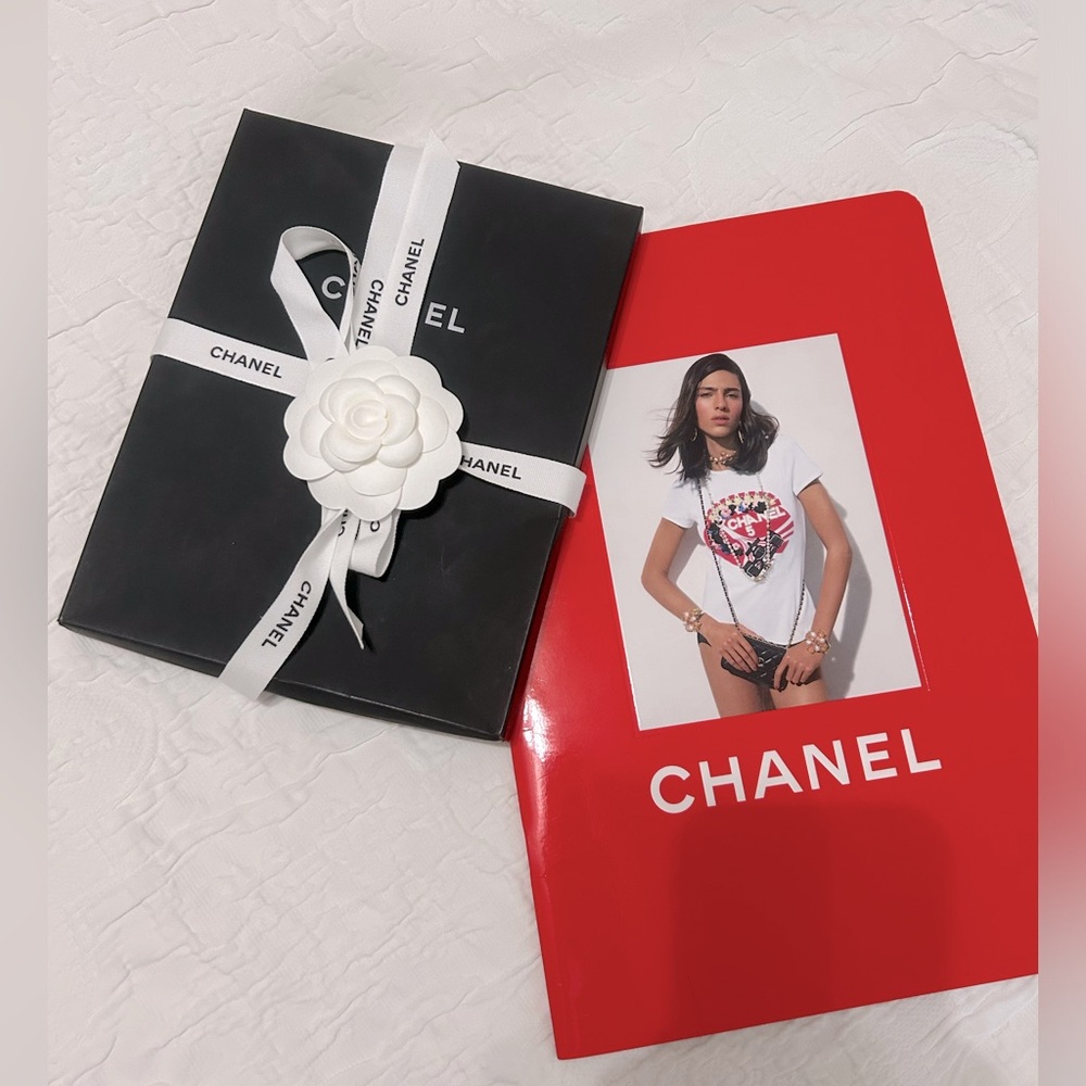SOLD - Chanel Black CC Logo Sheer Hoisery Stockings Pull On Tights Size 2 Medium